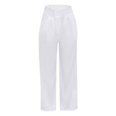 White Button Wide Leg Pants with Packet Bottoms Pants, Leg Pants, Wide Leg Pants, Wide Leg, Pants, White, Trousers