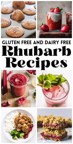 gluten free and dairy free rhubarb recipes