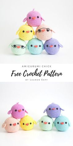 crochet amigurmi chick free pattern