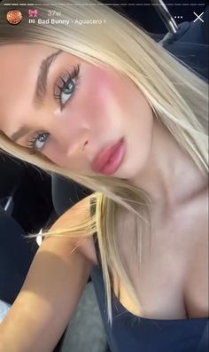 Looks Kylie Jenner, Beauty Goals, Makeup Goals, Pretty Makeup, Cute Makeup, Aesthetic Makeup, Makeup Skin Care, Blonde Girl