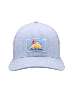 Add some class with our versatile, timeless, Jude hat. Crafted in silver heather and featuring a breathable silver mesh back, this hat keeps you cool and comfortable whether you're taking a hike or hanging out with friends. The adjustable snapback ensures a perfect fit every time, and the front print patch features the mountains, making a subtle tribute to the great outdoors. Casual Six-panel Snapback Hat For Hiking, Outdoor Snapback Hat With Curved Bill, Lightweight Snapback Trucker Hat For Outdoor, Curved Brim Trucker Hat For Travel, Casual Trucker Hat With Flat Bill For Adventure, Trucker Style Hat With Curved Brim For Travel, Trucker Hat With Curved Brim For Travel, Casual Flat Bill Trucker Hat For Adventure, Gray Snapback Hat With Flat Bill For Outdoor