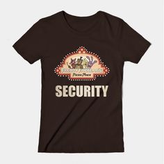 Freddy Fazbear Pizza Logo Security Shirt Five Nights at Freddy's Fnaf Freddy Fazbear, Security Shirt, Freddy 2, Pizza Logo, Security Logo, Fnaf Freddy, Toy Bonnie, Freddy Fazbear, Five Nights At Freddy's