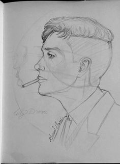 Tommy Peaky Blinders, Sigma Men, Peaky Blinders Tommy Shelby, Pencil Sketch Images, Beautiful Sketches, Batman Begins, Thomas Shelby