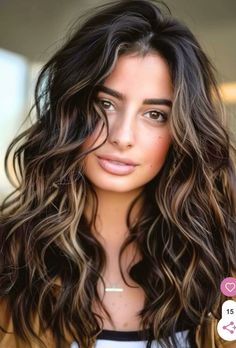 Hair With Honey Highlights, Brown Hair With Honey Highlights, Honey Highlights, Hair Change, Brunette Balayage, Brunette Balayage Hair, Balayage Brunette, Dark Brown Hair