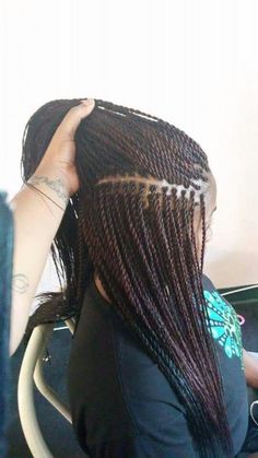 Braids Styling, Braids With Shaved Sides, Braiding Styles, African Hair