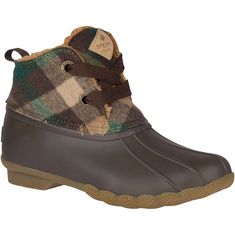 Wool Shaft Rubber Duck Shell Rust Proof Eyelets Micro-Fleece Lining Non-Marking Rubber Lugged Outsole with Wave-Siping™ Traction Sperry Boots, Sperry Duck Boots, Womens Duck Boots, All Weather Boots, Duck Boot, Sperry Women's, Shoe Wardrobe, Weather Boots, Rubber Boot