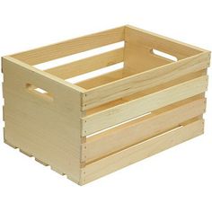 Hardware store usa |  18x12.5x9.5PLT WD Crate | 67140 | HOUSEWORKS LTD Pallet Crates, Storage Crate, Plastic Crates, Diy Nightstand, Recycled Pallet, Pallet Creations, Pallet Shelves, Recycled Pallets, Crate Storage