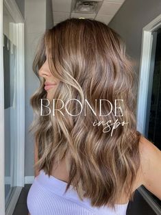 bronde hair inspo 💫 | Gallery posted by Nicolecarlsonxo | Lemon8 Halleeee.sand Hair, Darker Highlights For Blonde Hair, Light Brown With Dimension, Teddy Bear Bronde Haircolor, Sadie Robertson Hair, Summer To Fall Hair, Darker Blonde Hair Color Ideas, Blonde To Brown Before And After