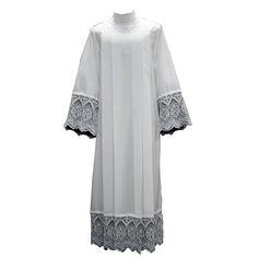 Square Yoke ALB White Elegant Chasuble For Weddings, Altar Server, Cheap Costumes, Liturgical Seasons, Catholic Books, Catholic Gifts, Poland, Kimono Top, Square