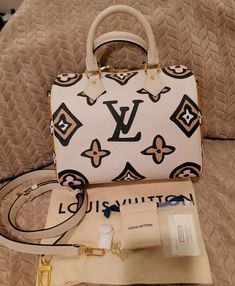 Louis Vuitton Speedy 25 Wild At Heart Animal Print Giant Monogram Arizona Bag. Comes with Box, Dust Bag, Tags, 2 keys, Lock, Adjustable Strap. Made in France. Equipped with RFID Microchip, instead of heat stamp. Louis Vuitton Handbags Lxrandco, Louis Vuitton Speedy 25, Luxury Bags Collection, Lv Purse, Speedy 25, Louis Vuitton Purse, Wild At Heart, Fashion Life, Mcm Logo