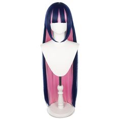 PRICES MAY VARY. Products include: 1 wig, 1 free hair hat ,Wig Length: about 100cm Material: 100% imported high temperature silk hair delicate feel smooth style natural soft comfortable breathable Kindly Note: The design a little bangs, so that customer can trim it by youself accouding to you face and head Function: Perfect for halloween cosplay,concerts,theme parties,weddings, dating, anime costume party, daily use and any other occasion Note: a little hair loss is a normal phenomenon, the manu Panty Stocking, Floating Hair, Hair Hat, Anime Wigs, Hair Wigs For Women, Physical Properties, Theme Parties, Silk Hair, Anime Costumes