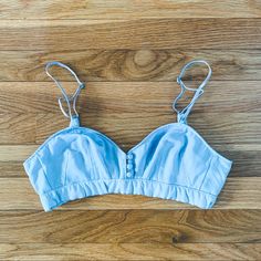 Free People Scarlett Bra Color: Lavender Adjustable Straps Buttons In Front Adjustable Back Closure Bust 13” Length 12” Free People Intimates, Color Purple, Women's Intimates, Adjustable Straps, Free People, Lavender, Bra, Purple, Women Shopping