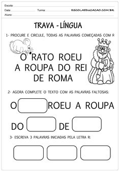 the spanish language worksheet for children with pictures and words to describe in it