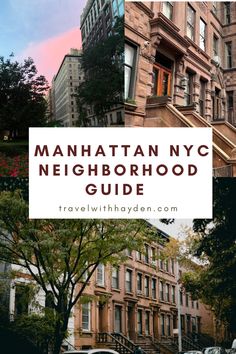 manhattan, new york neighborhood guide