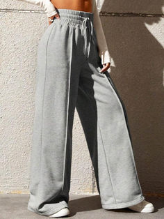 ⚡Buy 2024 Solid Seam Detail Loose Sweatpants Gray L under $32.00 in Pants at AnotherChill.com Online. Style: Casual/Street/Punk/Vintage/Hip Pop/Preppy. Fabric Content: Polyester. Fit Type: Loose Fit. Versatile Style: These sweatpants are your ultimate style statement, blending seamlessly into casual, street, punk, vintage, hip pop, and preppy fashion scenes.. High-Quality Comfort: Crafted from top-notch polyester, these sweatpants promise durability and unparalleled comfort, keeping you cozy all Halloween Skirt, Preppy Fashion, Street Punk, Baggy Sweatpants, Punk Vintage, Wide Leg Sweatpants, Solid Color Pants, Urban Lifestyle, Sweatshirt Fabric