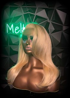 Get ready for that High Density Hair Excellence! In the color platinum blonde  100% Brazilian human hair with a texture that's silky and versatile.  HD 13x4 Lace that's as on point as your skin tone. cap size, 21"-22.5 150 density High Density Hair, Brazilian Human Hair, Platinum Blonde, Hd Lace, Brazilian Hair, Lace Front Wig, Skin Tone, Lace Front Wigs, Lace Front