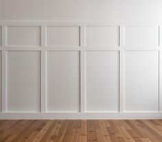 Transform your home decor with our pre-cut wall trim and molding kits that come pre-primed and ready to be painted, perfect for accentuating living rooms, dining rooms, bedrooms, offices, hallways, and washrooms. Our products are made from polyurethane, which is the most superior molding in the market. 🛍️ What's Included in This Kit: Choose the width for your wall. The measurements are all provided in one of the listing photos. Each kit includes a top horizontal board that is 6 cm in width and battens that are 6 cm in width. The bottom horizontal board is 10 cm in width. All pieces that are over 72" long will be cut in two due to shipping restrictions, however, it is quite easy to hide the seam with the wood/trim filler, drywall compound, or spackle. Please measure your wall before purcha Full Wall Trim, Half Wall Texture Ideas, White Board And Batten Wall Bathroom, Shaker Panelling Bathroom, Craftsman Style Wall Trim, Mud Room Wall Paneling, Molding With Shiplap, Wall Trim In Bathroom, Modern Farmhouse Wainscoting