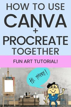 Tutorial on Making Art with Procreate and Canva Together! Procreate and Canva are great programs on their own, but what if we merge them? learn how to merge graphic design and digital art together in this fun artsy tutorial! Digital Art Tutorial Beginner, Drawing Software, Drawing Programs, Graphic Design Programs, Procreate Tutorial, Procreate Ipad