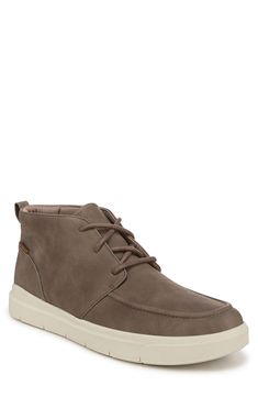 A flexible sole grounds this modern chukka sneaker outfitted with a cushioned heel lining for added comfort. Synthetic upper/textile lining/synthetic sole Imported Chukka Sneakers, Sneaker Men, Sneakers Outfit, Mocha, Nordstrom Rack, Men's Shoes, Shoe Boots, Size 10, Nordstrom