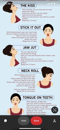 a poster with instructions on how to use chin exercises