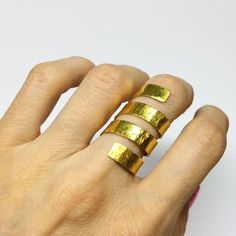 gold ancient greek ring big gold statement ring gold plated silver spinning around armor ring gold k Unique Gold Hammered Wide Band Ring, Unique Hammered Gold Wide Band Ring, Knuckle Rings Gold, Ancient Greek Ring, Gold Chevron Ring, Architectural Rings, Greek Ring, Funky Rings, Armor Ring