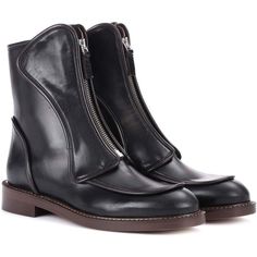 Marni Leather Ankle Boots ($835) ❤ liked on Polyvore featuring shoes, boots, ankle booties, black, leather bootie, black leather bootie, black ankle booties, black leather boots and ankle boots Front Zip Boots, Chelsea Boots Men Outfit, Boots Men Outfit, Marni Shoes, Short Black Boots, Chelsea Boots Men, Black Ankle Booties, Black Leather Ankle Boots