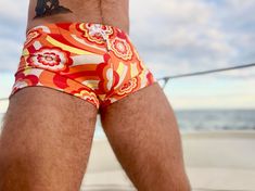 Fun like Ocean, for you orange admirers. 222 of these. Italy Swimwear, Flower Power, Swim Trunk, Trunk, Blossom, Swimming, Orange, How To Wear, Quick Saves