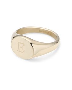 Oval Initial Ring – Rosefield Women's Watches & Jewelry | Official Website Personalized Timeless Rings For Everyday, Timeless Personalized Rings, Minimalist Engraved Initial Ring For Everyday Wear, Minimalist Engraved Initial Ring For Everyday, Timeless Everyday Personalized Rings, Everyday Personalized Timeless Rings, Minimalist Engraved Ring For Everyday Wear, Classic Engraved Initial Ring For Everyday, Classic Everyday Initial Ring