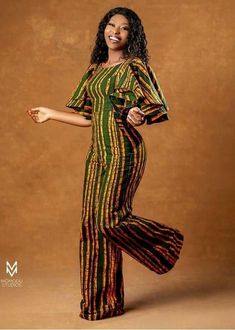 Kitenge Jumpsuits For Women, Ankara Jumpsuit For Ladies, Jumpsuit Styles For Ladies, Jumpsuit Styles, Kitenge Designs, Stylish Naija, Classy Jumpsuit, Best African Dresses