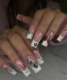 Holloween Nails, Punk Nails, Gel Nails Diy, Girly Acrylic Nails, Glow Nails, Acrylic Nails Coffin Pink, Manifesting Money, Fire Nails, Dream Nails