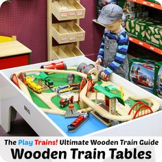 the play trains ultimate wooden train guide is available for toddlers and older children alike