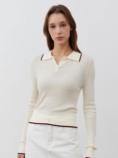 Composition : SHELL (Shell): 39% ACRYLIC, 37% POLYESTER, 20% NYLON, 4% WOOLCountry of Origin : Republic of Korea Knit Top, Knitwear, Composition, Collar, Knitting, The Originals, Clothes For Women, Clothes