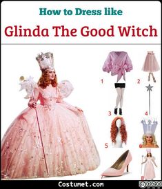 an advertisement for the movie how to dress like glinda the good witch