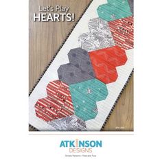 an image of a book with the title let's play hearts