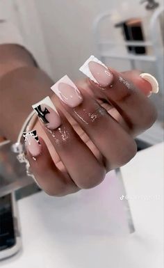 Birthday Nail Ideas Short, Quartz Nails, Dope Nail Designs, Short Square Acrylic Nails, Acrylic Nails Coffin Pink