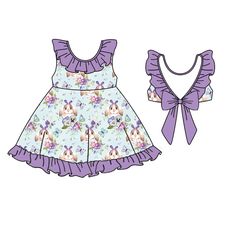 this one is pre-order , no moq Hi dear,this is Stacy ,we have many baby girls boutique clothing in stock to sell which has no moq,we are factory .Also can do custom orders .We do wholesale ,we have new styles and RTS everyday updated in our site and group.Fb group：https://www.facebook.com/groups/586525281708735/?ref=share Fitted Ruffle Twirl Dress For Playdate, Fitted Twirl Dress With Ruffles For Playdate, Easter Bunny Dress, Purple Girls Dress, Easter Bunny Girl, Bunny Dress, Girls Easter Dresses, Girls Boutique Clothing