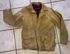 Red Head Canvas Duck Hunting Field Coat / Jacket with Game Bag vtg Made in USA | eBay Theatre Props, Hunting Vest, Buffalo Plaid Flannel, Field Coat, Duck Hunting, Hunting Clothes, Red Head, Plaid Flannel, American Made