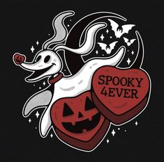 the spooky leverer and jack - o'- lanterns are featured in this halloween t - shirt design