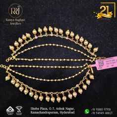 🎉 21st Anniversary Celebration! 🎉 Join us at Ramya Raghavi Jewellers as we celebrate 21 years of crafting timeless elegance and exquisite jewelry! ✨ Discover Our Exclusive Champaswaralu (Ear Chains) Collection! ✨ Special Offer: Enjoy zero making charges and up to 20% off on VA from June 15th to June 25th, 2024. Follow our page @ramyaraghavijewellers to stay updated on the latest designs and offers! 📍 Visit Us At: Shoba Plaza, G-7, Ashok Nagar, Ramachandrapuram (Lingampally), Hyderabad,... Champaswaralu Designs, Champaswaralu Designs Gold, Gold Bangles Design