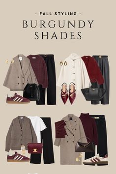 Holiday Movie Outfits, Burgundy Style Outfit, Beige Coat Outfit Winter, Winter Outfits For Curvy Women, Casual Chic Autumn, Beige Coat Outfit, Burgundy Dress Outfit, Burgundy Outfits, Autumn Outfits Aesthetic