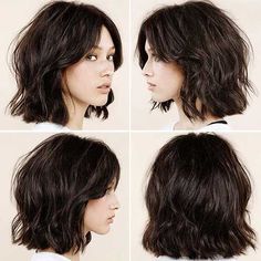 No doubt that woman must learn easy hairstyles. With these styles, you will not only save your time but also have good-looking hair on your head. Cortes De Cabello, Cool Short Hairstyles, Round Face Haircuts, Best Short Haircuts, Bob Haircuts For Women, Short Haircut, Hairstyles Easy, Short Cut