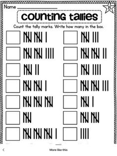 the printable worksheet for counting times to help students learn how to count numbers