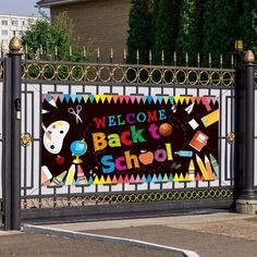 Back to School Backdrop 2021 Back To School Photo Backdrop, School Photo Backdrop, Back To School Photo Booth, First Day Of School Party, Back To School Backdrop, School Backdrop, School Door Decorations, Welcome To School