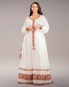 Simple Habesha Dress Ethiopian Dress Beautiful Habesha Dress Womens Dress Habesha Kemis Eritrean Dress ሀበሻ ቀሚስ ሀበሻ ልብስ Ethiopian Kemis, Oromo Dress, Eritrean Culture, Ethiopian Fashion, Eritrean Dress, Habesha Dress, Ethiopian Traditional Dress, Ethiopian Women, Ethiopian Dress