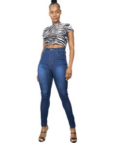 Look your best in our High Waist Gamut Skinny Jeans. Featuring a semi-stretch denim in dark blue, high-waist and full-length leg. 80% Cotton, 20% Spandex Machine wash cold Imported SKU: SB-ALIJNS-1089-NVY Casual High Stretch Medium Wash Jeans, High Waist High Stretch Denim Blue Jeans, High Stretch Casual Denim Jeans, High Waist High Stretch Denim Pants, High Stretch High Waist Denim Pants, High-waist High-stretch Denim Pants, High Waist Dark Wash Denim Jeggings, High Rise High Stretch Denim Pants, High-rise High-stretch Denim Pants