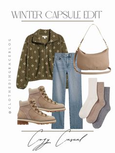 Winter Capsule Wardrobe 2024 - Clothed In Grace Fashion Outfits