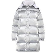 Grey Parka, White Puffer Vest, Long Puffer Jacket, White Puffer, Moncler Women, Moncler Jacket, Long Puffer, Sleeveless Vest, Detachable Hood