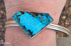 Turquoise sterling bracelet, Mothers Day gift, genuine turquoise handcrafted jewelry. by BooneSilver on Etsy Handmade Western Style Jewelry For Gifts, Handmade Western Jewelry For Gifts, Handmade Western Style Jewelry Gift, Handmade Western Cuff Bracelet As Gift, Handmade Western Style Cuff Bracelet, Western Style Bangle Jewelry As Gift, Western Style Bangle Jewelry Gift, Western Style Bangle As Gift, Handmade Southwestern Cuff Bracelet As Gift