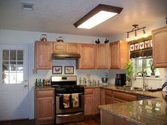 the kitchen is clean and ready for us to use in its new owner's home