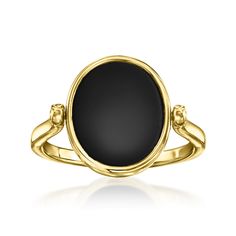 Ross-Simons - Mother-of-Pearl, Onyx Reversible Ring in 18kt Yellow Gold Over Sterling. Size 5. Instantly change up your look with our versatile ring! Oval slices of 12x10mm mother-of-pearl and onyx are framed in sunny 18kt yellow gold over sterling silver. Simply flip the oval centerpiece to match whichever mood you're in. 1/2" wide, onyx and mother-of-pearl ring. Pearl birthstones are the perfect gift for June birthdays. Reversible Ring, Pearl Birthstone, Ring Pearl, June Birthday, Ring Oval, Pearl Ring, Mother Of Pearl, Sunnies, Onyx